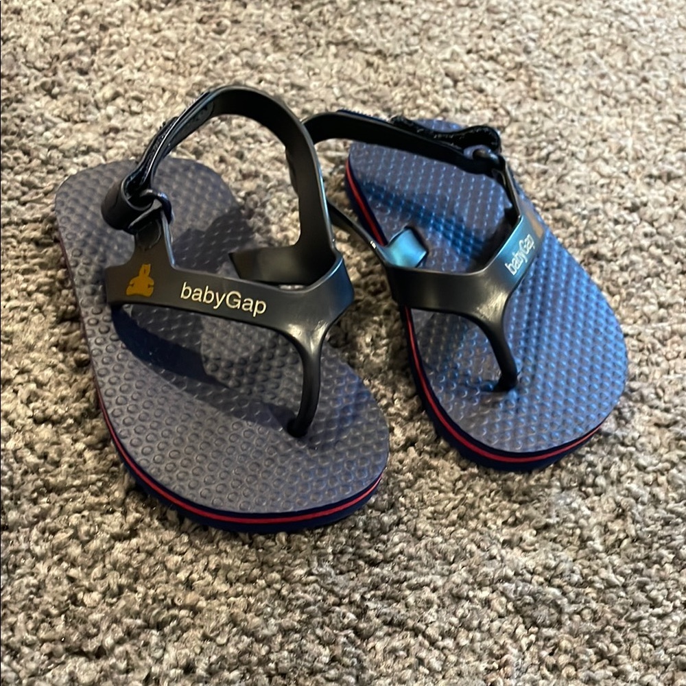 NWOT BabyGap Navy Blue Sandals TODDLER SIZE 3